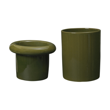 Maceta Rollo Ø31x36 cm - Moss Green - Ferm Living