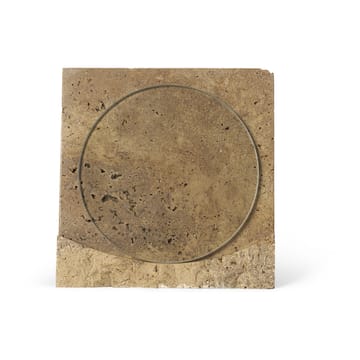 Marco Klint 18x18 cm - Beige travertin - ferm LIVING