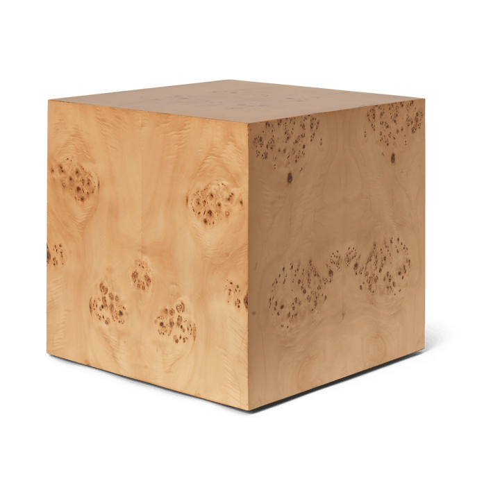 Mesa auxiliar Burl Cube 40x40 cm - Natural - ferm LIVING