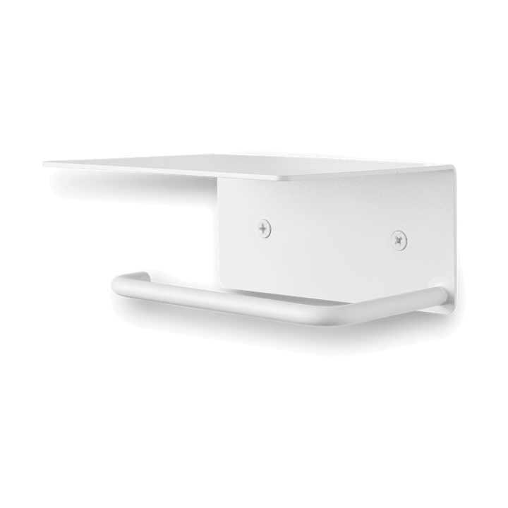 Portarrollos para papel higiénico Dora con estante - White - ferm LIVING