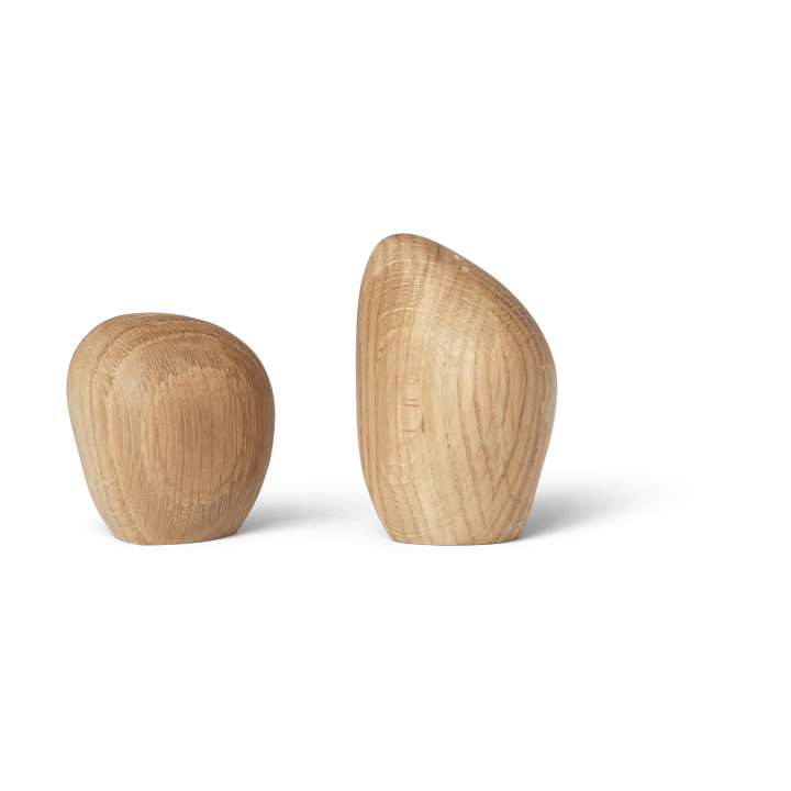 Salero y pimentero Cairn - Oak - Ferm LIVING