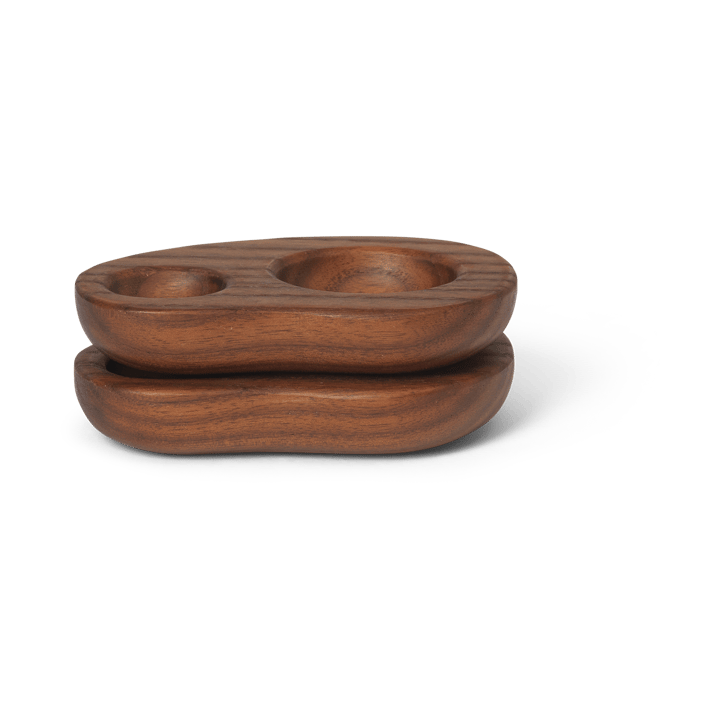 Set de 2 hueveras Cairn - Dark brown - ferm LIVING