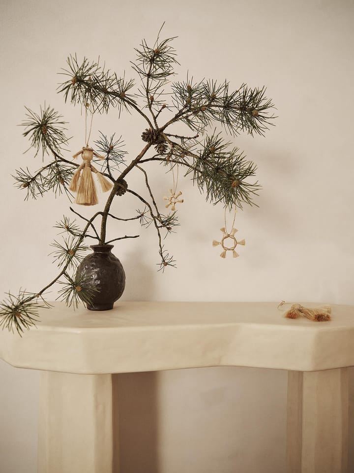 Set de 3 adornos para árbol de navidad Ferm Living Jute Stars - Natural - ferm LIVING