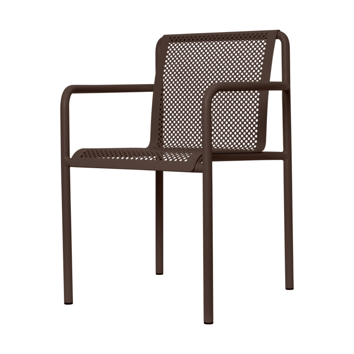 Silla Dapple con reposabrazos - Dark Chocolate - Ferm Living