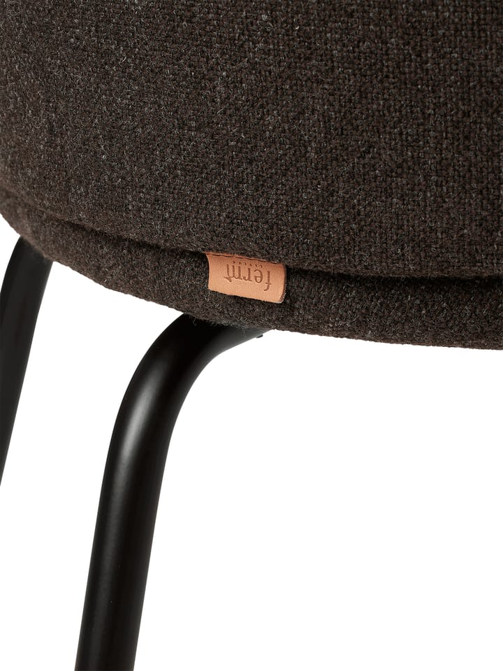 Silla Rico dining chair hallingdal, Dark grey brown-black ferm LIVING