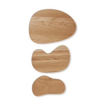 Tabla de cortar Cairn 3 piezas - Oak - ferm LIVING