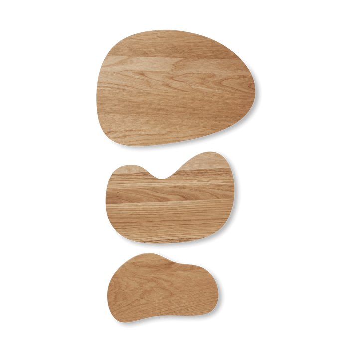 Tabla de cortar Cairn 3 piezas - Oak - ferm LIVING