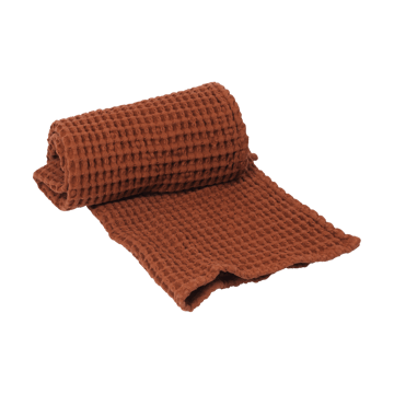 Toalla de manos Organic 50x100 cm - Brown Clay - Ferm Living