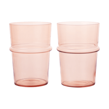 Vaso Boya alto 45 cl, 2-pack - Blush - Ferm Living