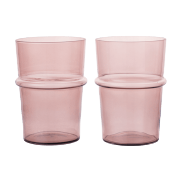 Vaso Boya alto 45 cl, 2-pack - Mauve - Ferm Living