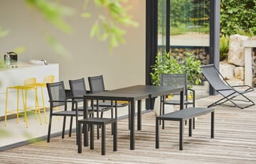 Mesa de comedor extensible Aria 140-200 cm - Black - Fiam