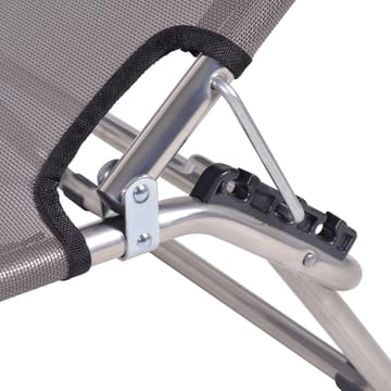 Silla para tomar el sol Amigo - Tela continente, estructura de aluminio - Fiam