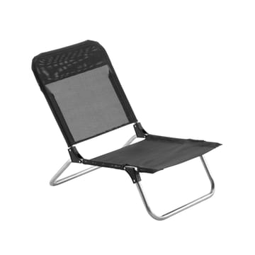 Silla para tomar el sol Quick - Textaline black, estructura de aluminio - Fiam