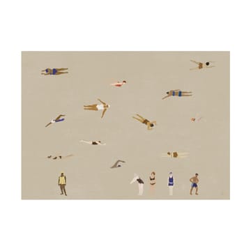 Lámina Swimmers - Beige, 50x70 cm - Fine Little Day