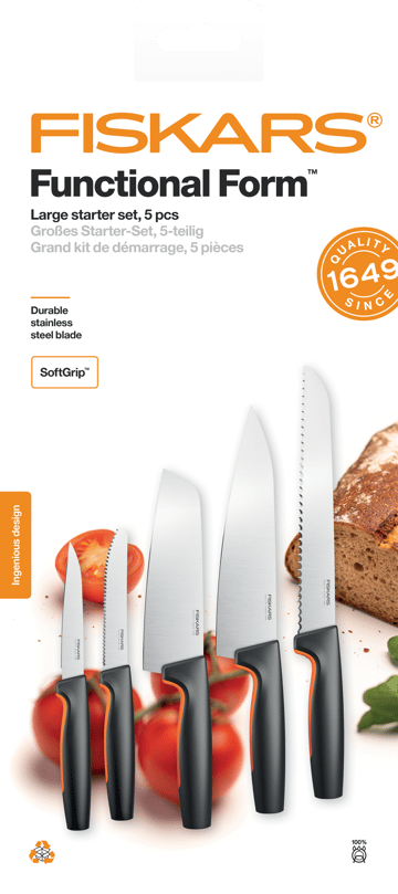 Set de cuchillos grandes Functional Form - 5 piezas - Fiskars