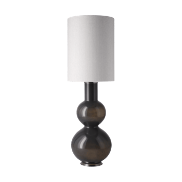 Lámpara de mesa Augusta base de lámpara gris - Babel Beige L - Flavia Lamps