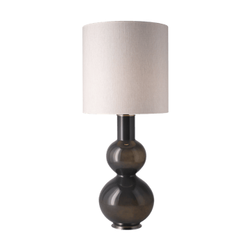 Lámpara de mesa Augusta base de lámpara gris - Babel Beige M - Flavia Lamps