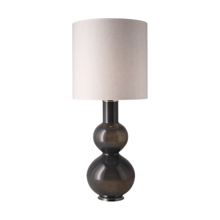 Lámpara de mesa Augusta base de lámpara gris - Babel Beige M - Flavia Lamps