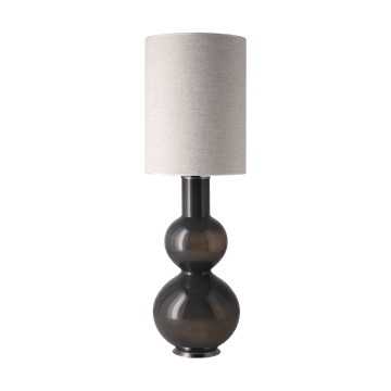 Lámpara de mesa Augusta base de lámpara gris - London Beige L - Flavia Lamps