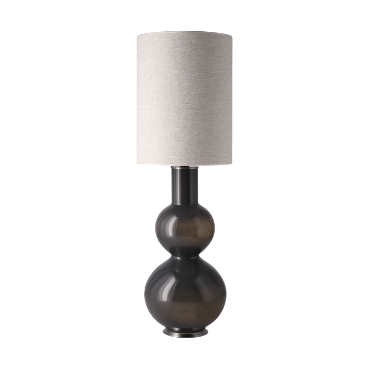 Lámpara de mesa Augusta base de lámpara gris, London Beige L Flavia Lamps