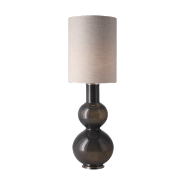 Lámpara de mesa Augusta base de lámpara gris - London Beige L - Flavia Lamps