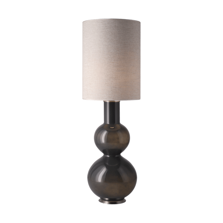 Lámpara de mesa Augusta base de lámpara gris, London Beige L Flavia Lamps