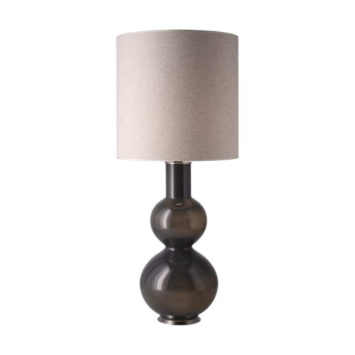 Lámpara de mesa Augusta base de lámpara gris, London Beige M Flavia Lamps