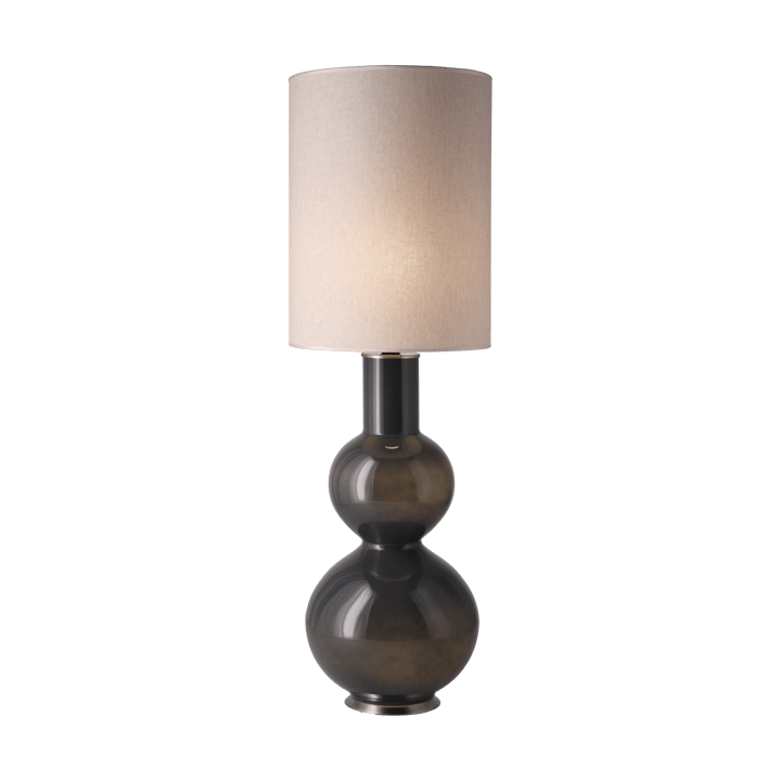 Lámpara de mesa Augusta base de lámpara gris - Milano Tostado L - Flavia Lamps