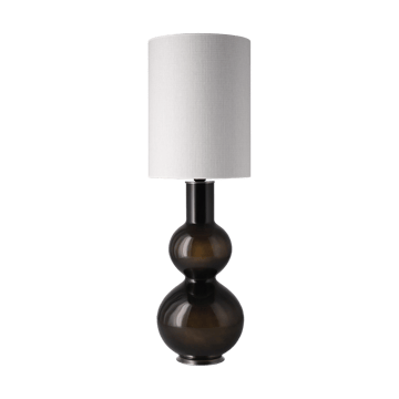 Lámpara de mesa Augusta base de lámpara negra - Babel Beige L - Flavia Lamps