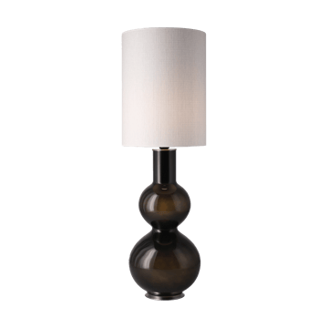 Lámpara de mesa Augusta base de lámpara negra - Babel Beige L - Flavia Lamps