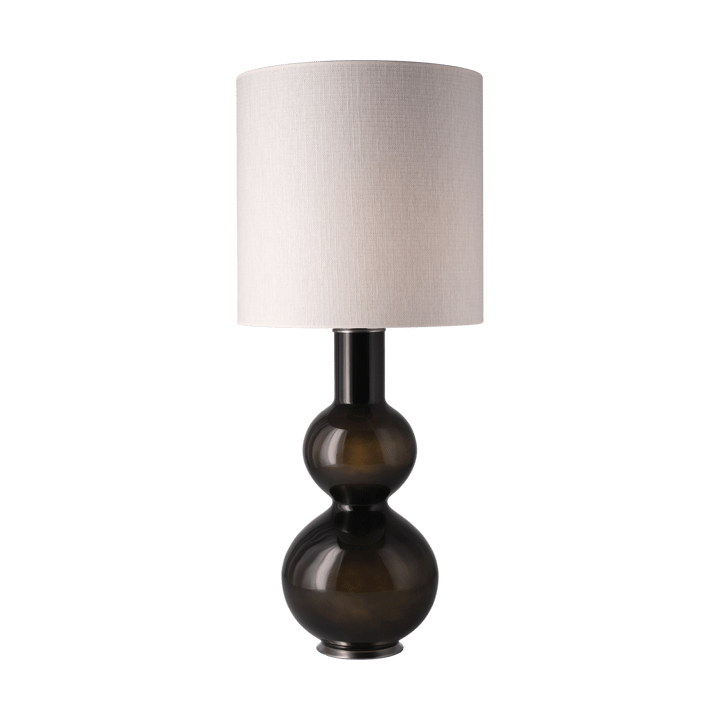 Lámpara de mesa Augusta base de lámpara negra - Babel Beige M - Flavia Lamps