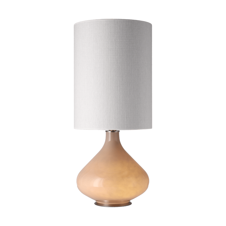 Lámpara de mesa Flavia base de lámpara beige, Babel Beige L Flavia Lamps