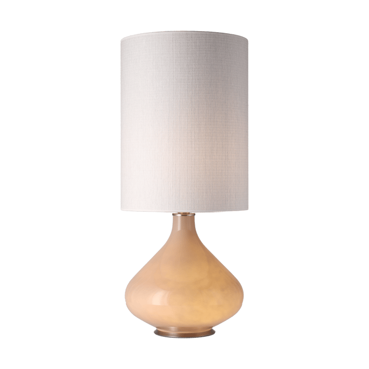 Lámpara de mesa Flavia base de lámpara beige, Babel Beige L Flavia Lamps