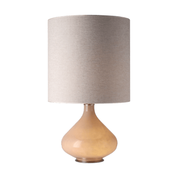 Lámpara de mesa Flavia base de lámpara beige - London Beige M - Flavia Lamps