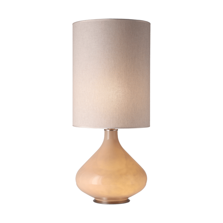 Lámpara de mesa Flavia base de lámpara beige, Milano Tostado L Flavia Lamps