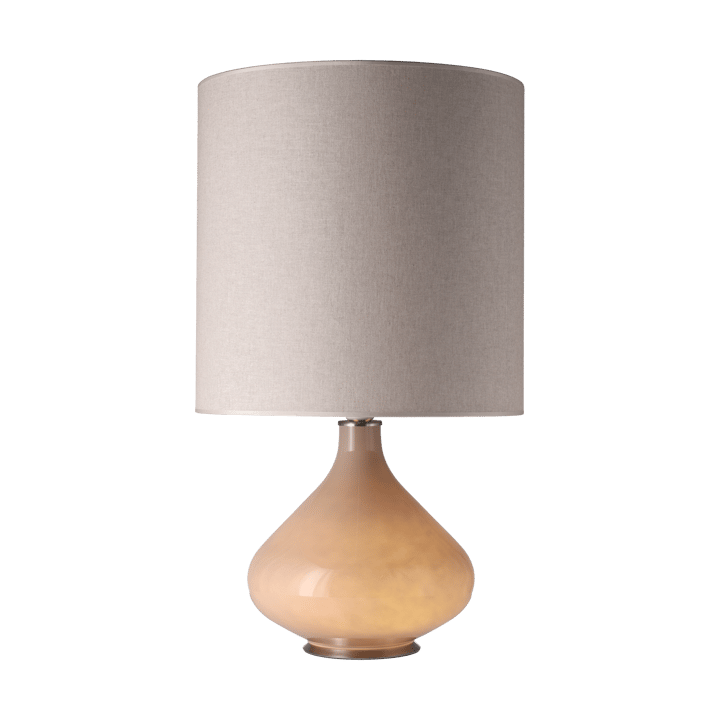 Lámpara de mesa Flavia base de lámpara beige, Milano Tostado M Flavia Lamps