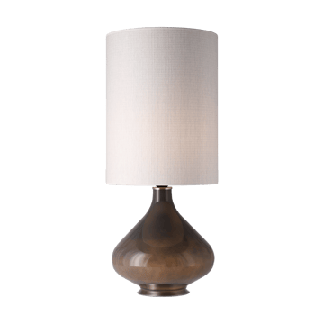 Lámpara de mesa Flavia base de lámpara gris - Babel Beige L - Flavia Lamps