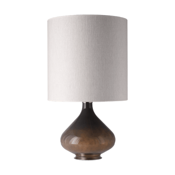 Lámpara de mesa Flavia base de lámpara gris - Babel Beige M - Flavia Lamps