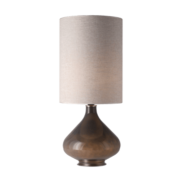 Lámpara de mesa Flavia base de lámpara gris - London Beige L - Flavia Lamps