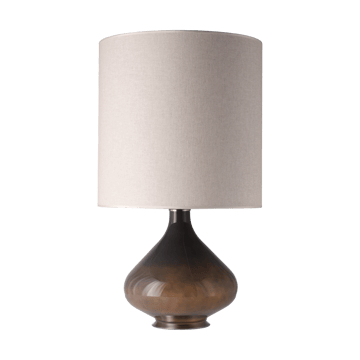 Lámpara de mesa Flavia base de lámpara gris - Milano Tostado M - Flavia Lamps