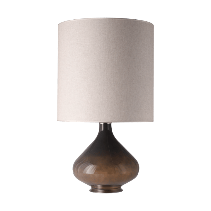 Lámpara de mesa Flavia base de lámpara gris - Milano Tostado M - Flavia Lamps