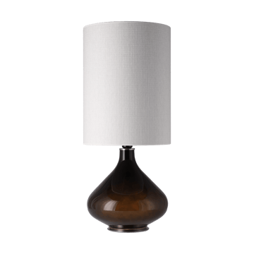 Lámpara de mesa Flavia base de lámpara negra - Babel Beige L - Flavia Lamps