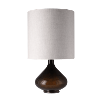 Lámpara de mesa Flavia base de lámpara negra - Babel Beige M - Flavia Lamps