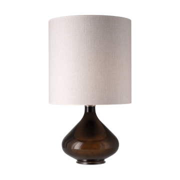 Lámpara de mesa Flavia base de lámpara negra - Babel Beige M - Flavia Lamps