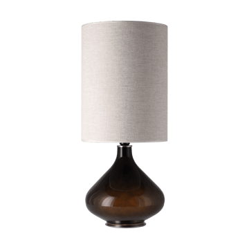 Lámpara de mesa Flavia base de lámpara negra - London Beige L - Flavia Lamps