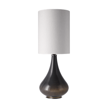 Lámpara de mesa Renata base de lámpara gris - Babel Beige L - Flavia Lamps