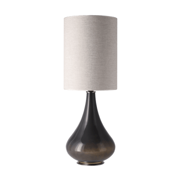 Lámpara de mesa Renata base de lámpara gris - London Beige L - Flavia Lamps