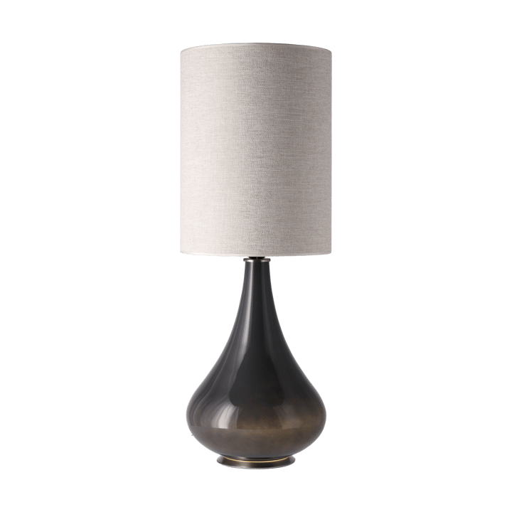 Lámpara de mesa Renata base de lámpara gris - London Beige L - Flavia Lamps