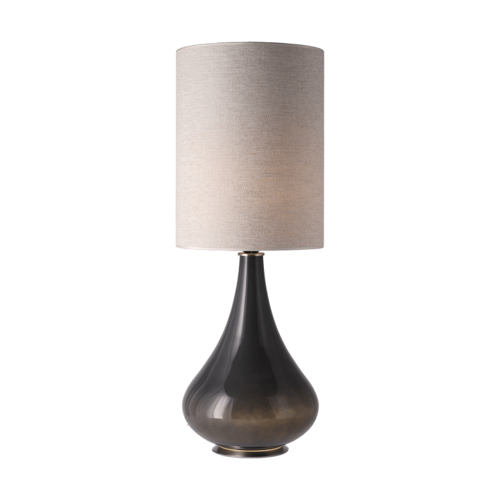 Lámpara de mesa Renata base de lámpara gris - London Beige L - Flavia Lamps