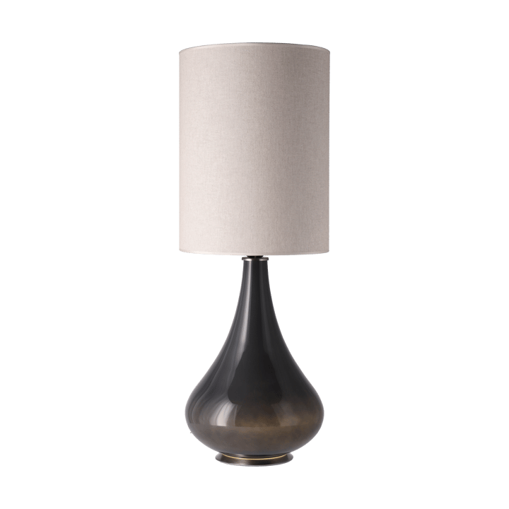 Lámpara de mesa Renata base de lámpara gris - Milano Tostado L - Flavia Lamps